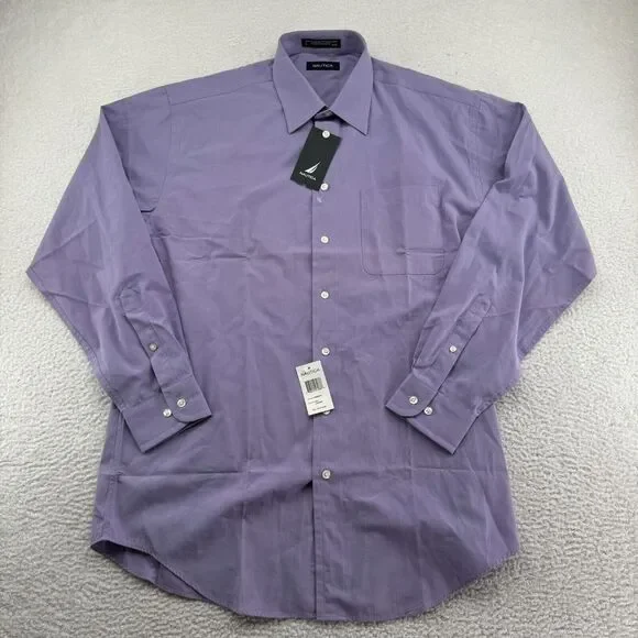 Nautica | Shirts | Nwd Nautica Dress Shirt Men 6 3435 Juniper Purple Long Sleeve Button Up Cotton | Poshmark Nautica | Shirts | Nwd Nautica Dress Shirt Men 6 3435 Juniper Purple Long Sleeve Button Up Cotton | Poshmark